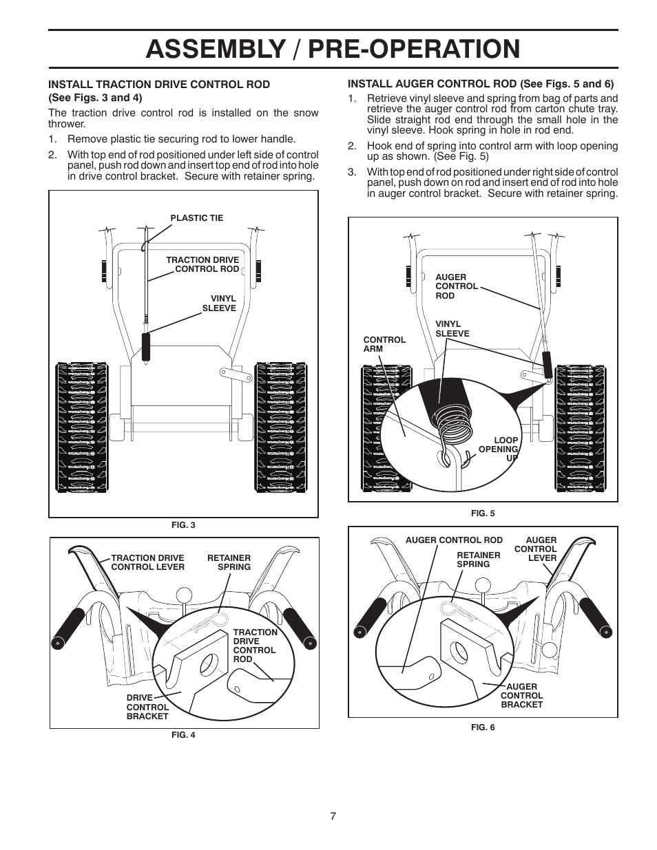 Assembly / pre-operation | Husqvarna 1827EXLT User Manual | Page 7 / 28