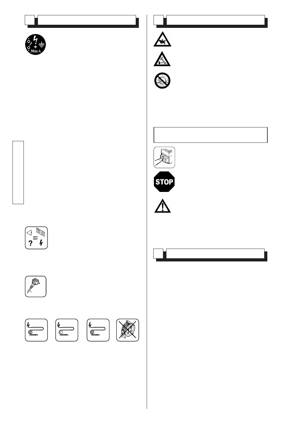 English, 7electrical connection, 8starting up | 9cutting method | Husqvarna TS 66 R User Manual | Page 30 / 62