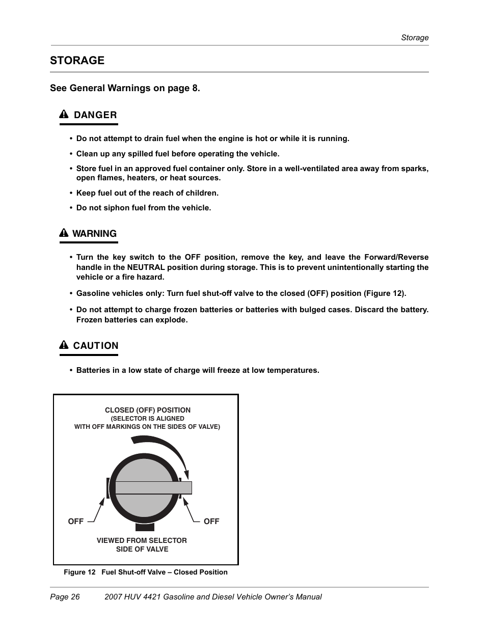 Storage | Husqvarna HUV4421G User Manual | Page 28 / 60