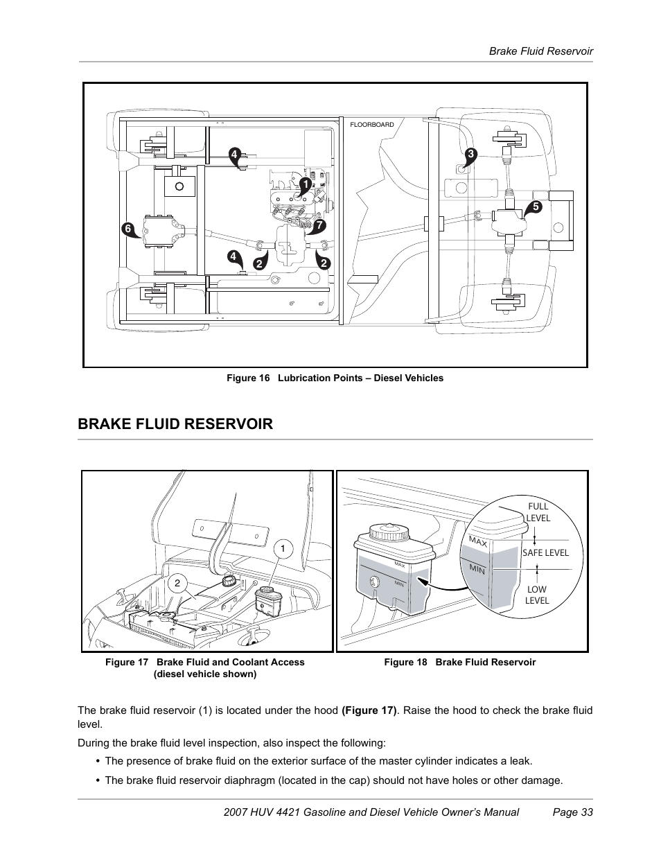 Brake fluid reservoir | Husqvarna HUV4421G User Manual | Page 35 / 60