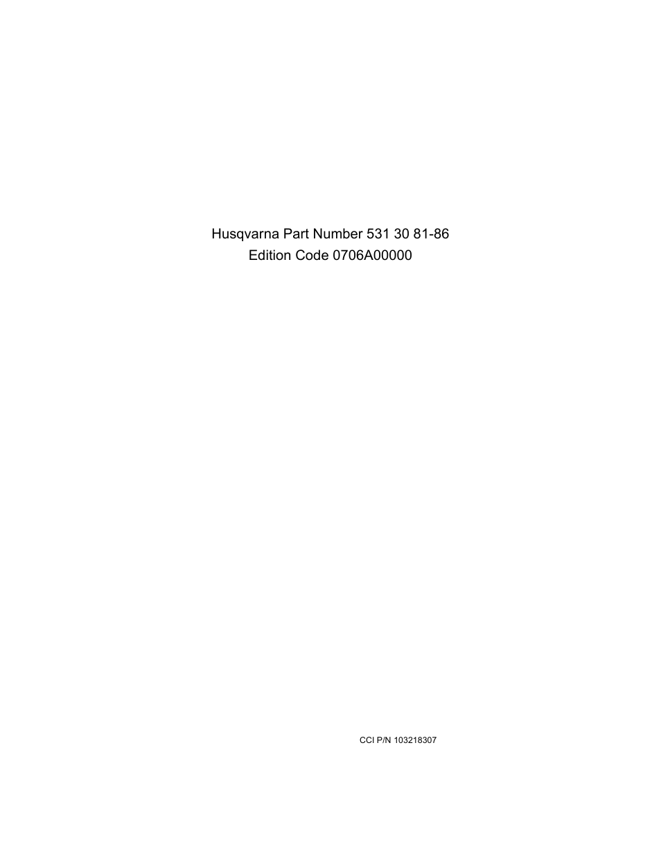 Husqvarna HUV4421G User Manual | Page 60 / 60