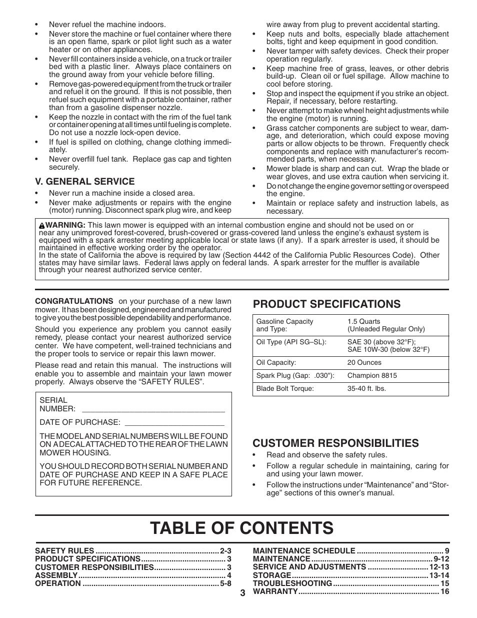 Husqvarna 6021P User Manual | Page 3 / 16