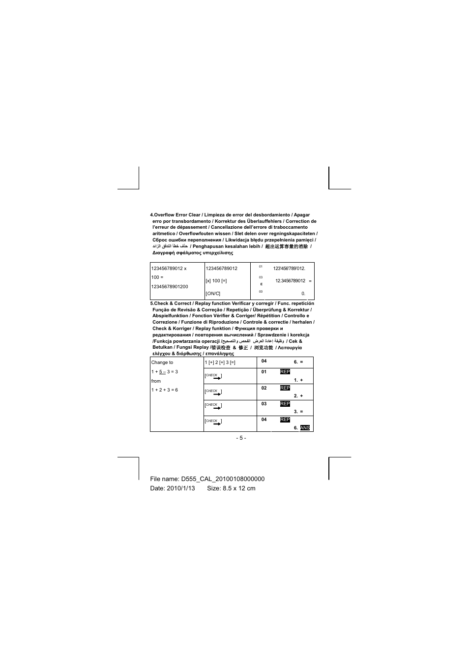 CITIZEN CT-555N User Manual | Page 34 / 40