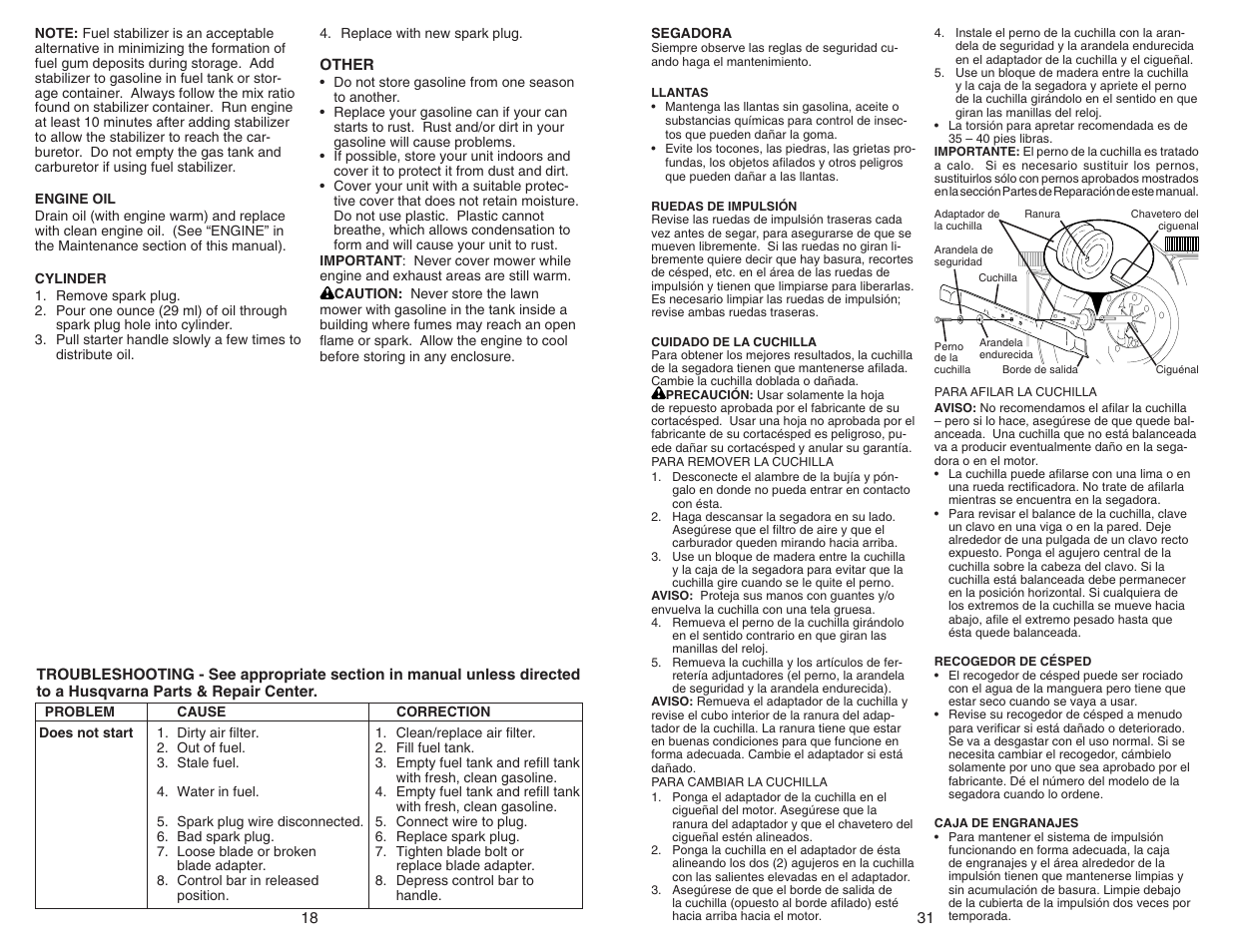Husqvarna 917.37723 User Manual | Page 18 / 24