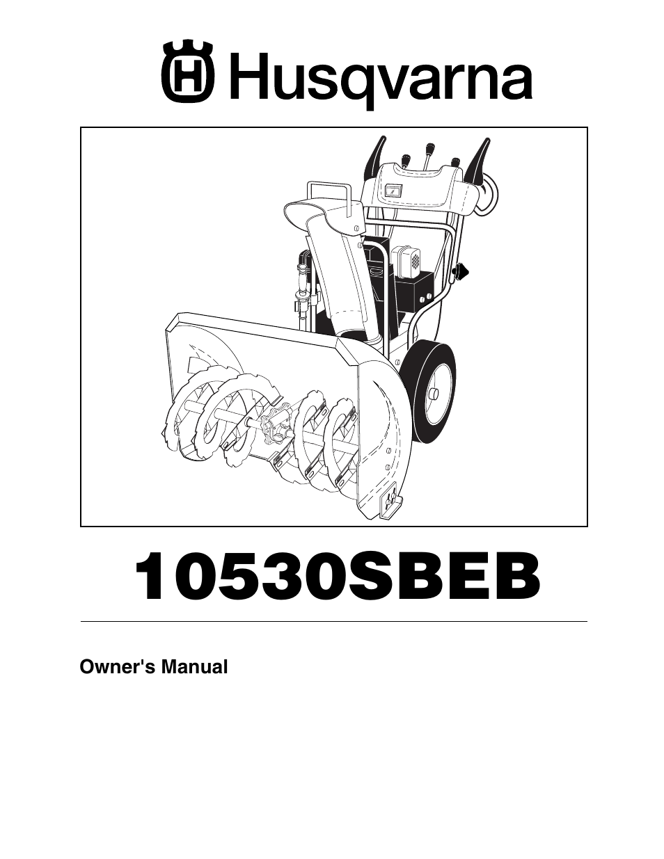 Husqvarna 10530SBEB User Manual | 32 pages