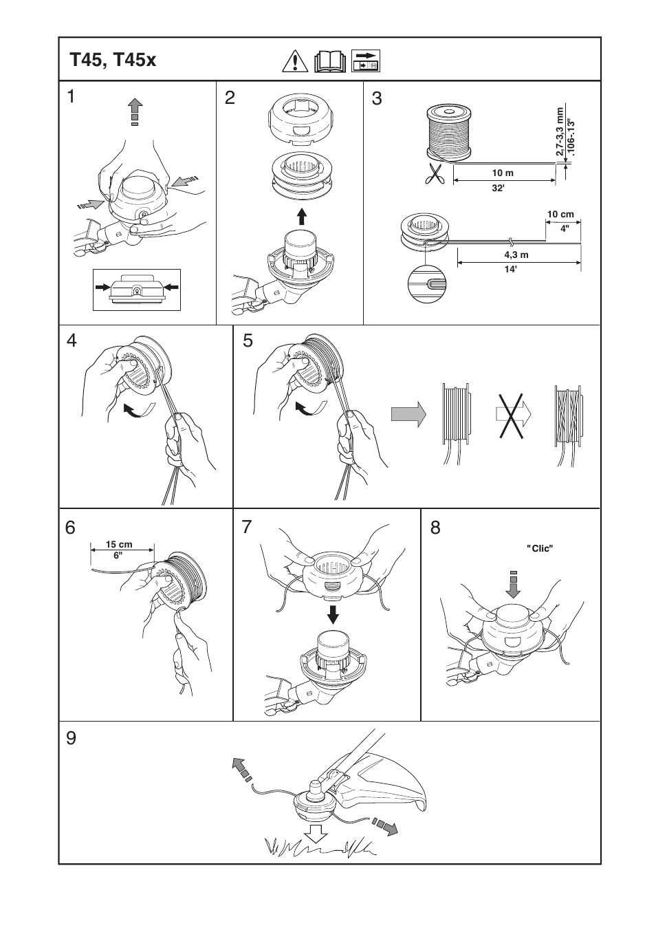 T45, t45x | Husqvarna 335LX-SERIES 335LS User Manual | Page 30 / 36