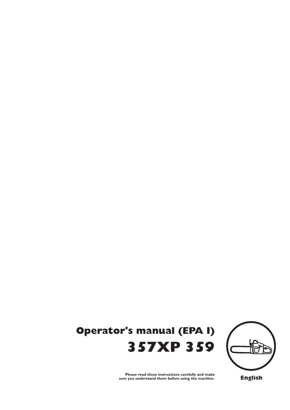 Husqvarna 357XP User Manual | 36 pages