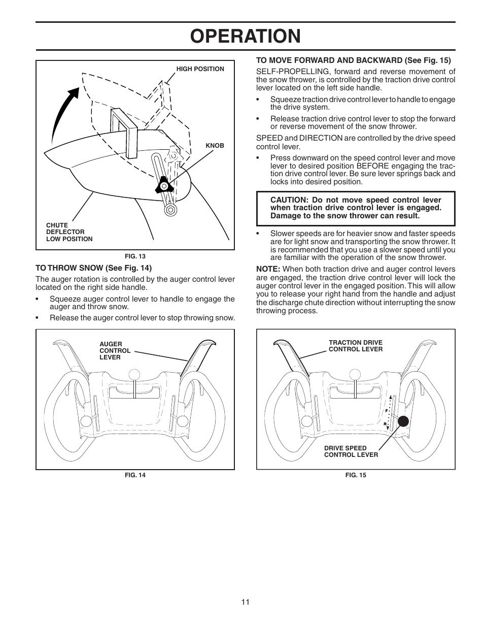 Operation | Husqvarna 8527 STE User Manual | Page 11 / 32