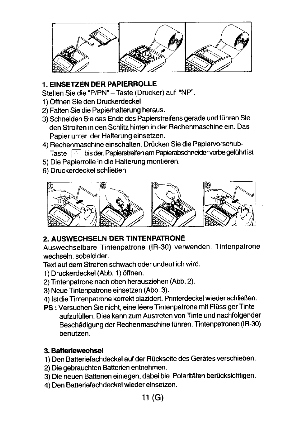 CITIZEN CX-77BIII User Manual | Page 12 / 61
