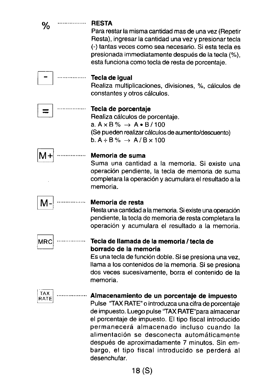 18(s) | CITIZEN CX-77BIII User Manual | Page 19 / 61