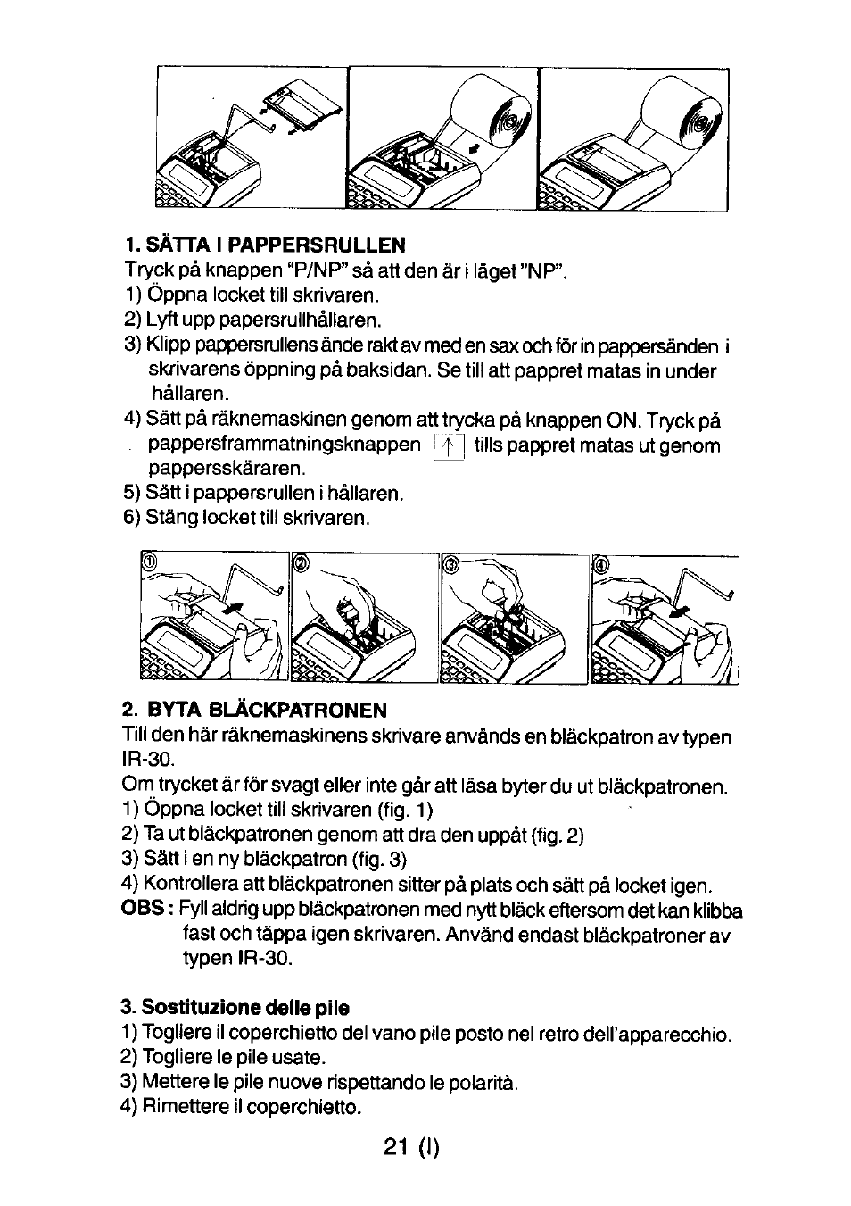 21 (i) | CITIZEN CX-77BIII User Manual | Page 22 / 61