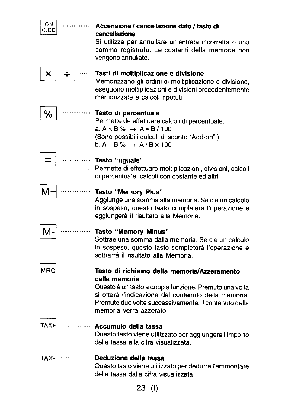 23 (i) | CITIZEN CX-77BIII User Manual | Page 24 / 61