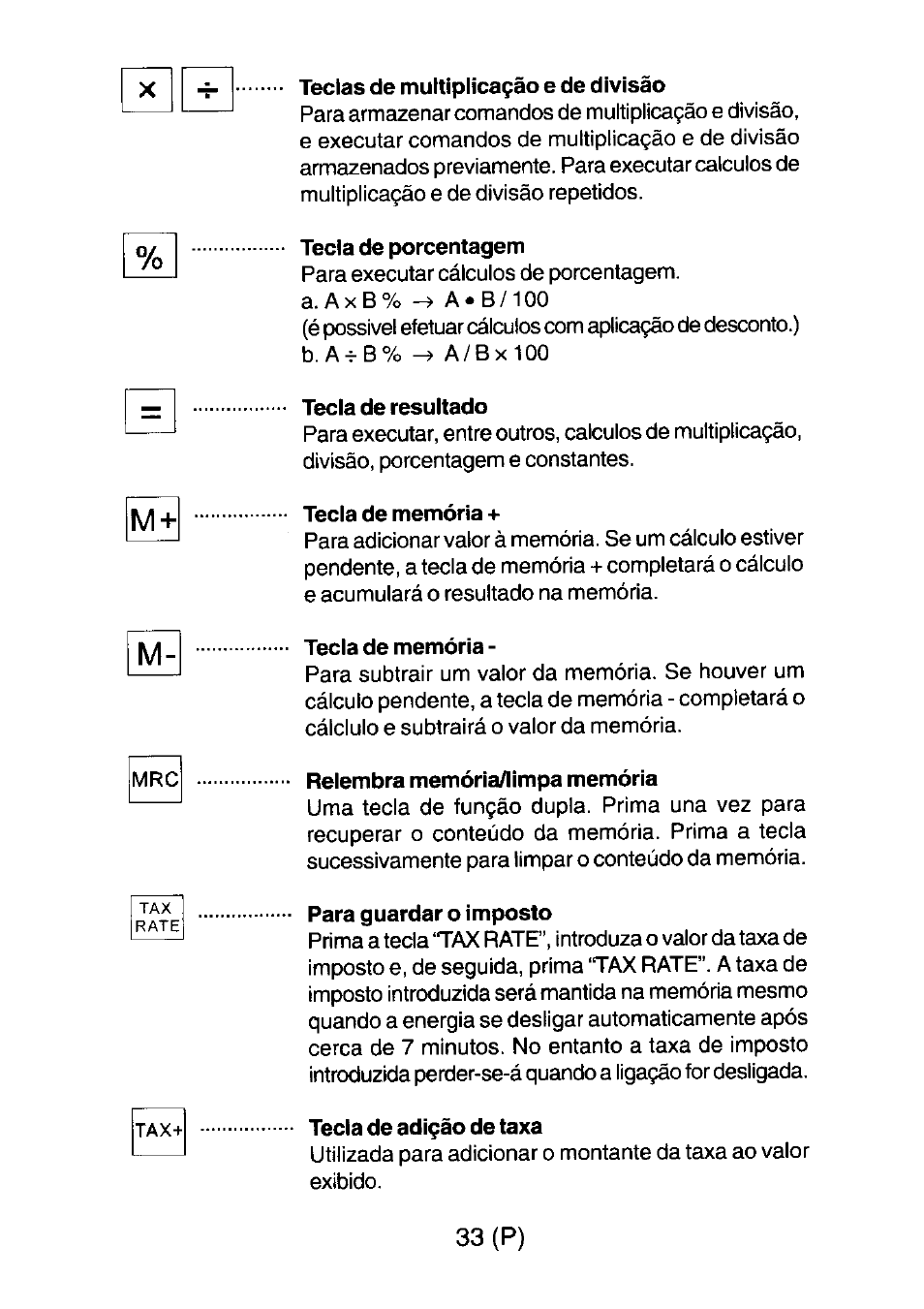 33 (p) | CITIZEN CX-77BIII User Manual | Page 34 / 61