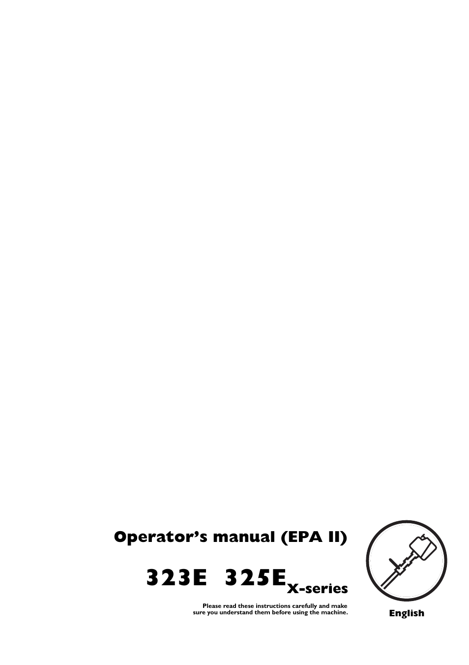 Husqvarna 323E User Manual | 24 pages