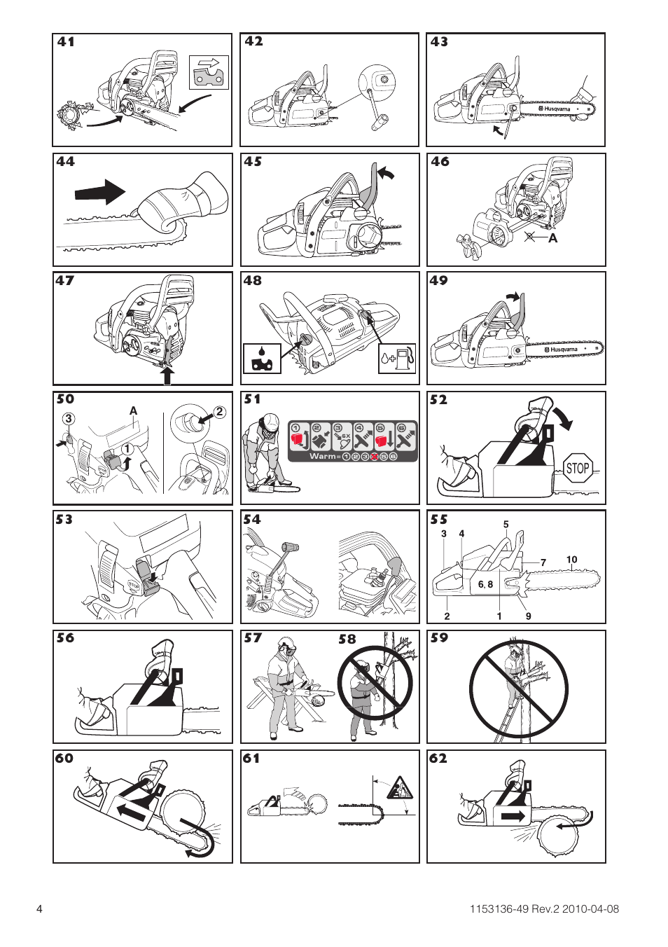 Husqvarna 1153136-49 User Manual | Page 4 / 100