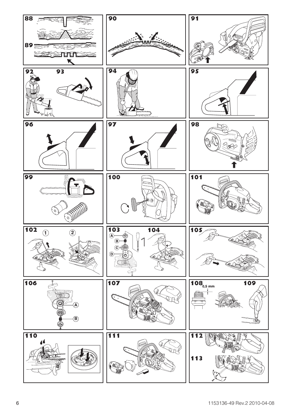 Husqvarna 1153136-49 User Manual | Page 6 / 100