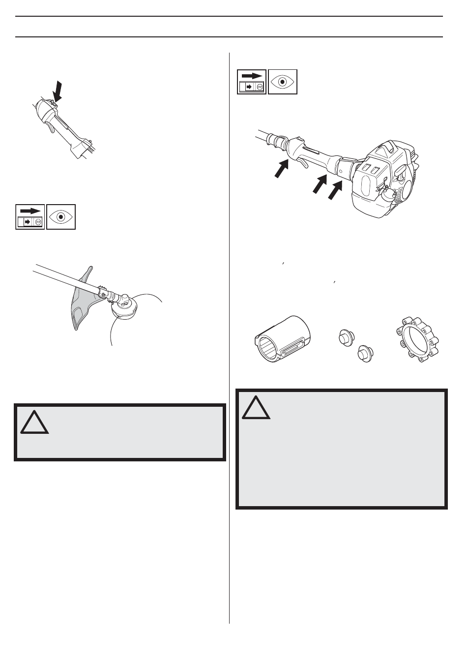 Stop switch, Cutting attachment guard, Vibration damping system | General safety preca utions | Husqvarna 335LX User Manual | Page 8 / 36