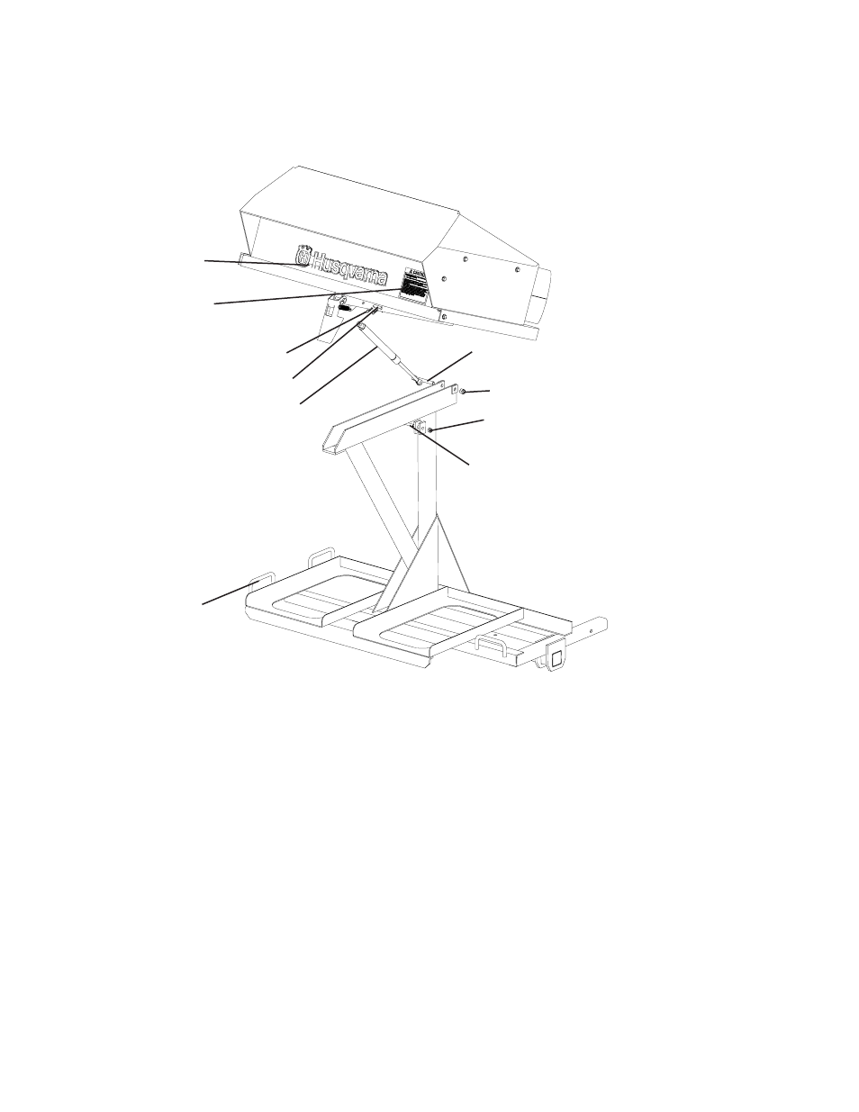 Top/ frame assy, Replacement parts | Husqvarna 540200800 User Manual | Page 18 / 30