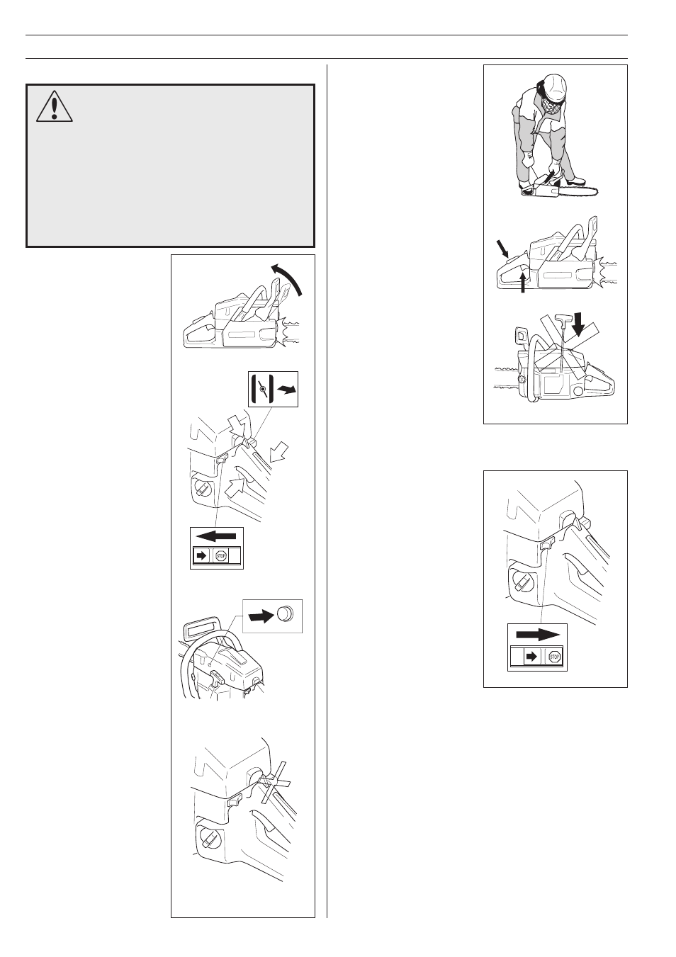 Start and stop, Bc a a | Husqvarna 288XP/XP lite User Manual | Page 28 / 36