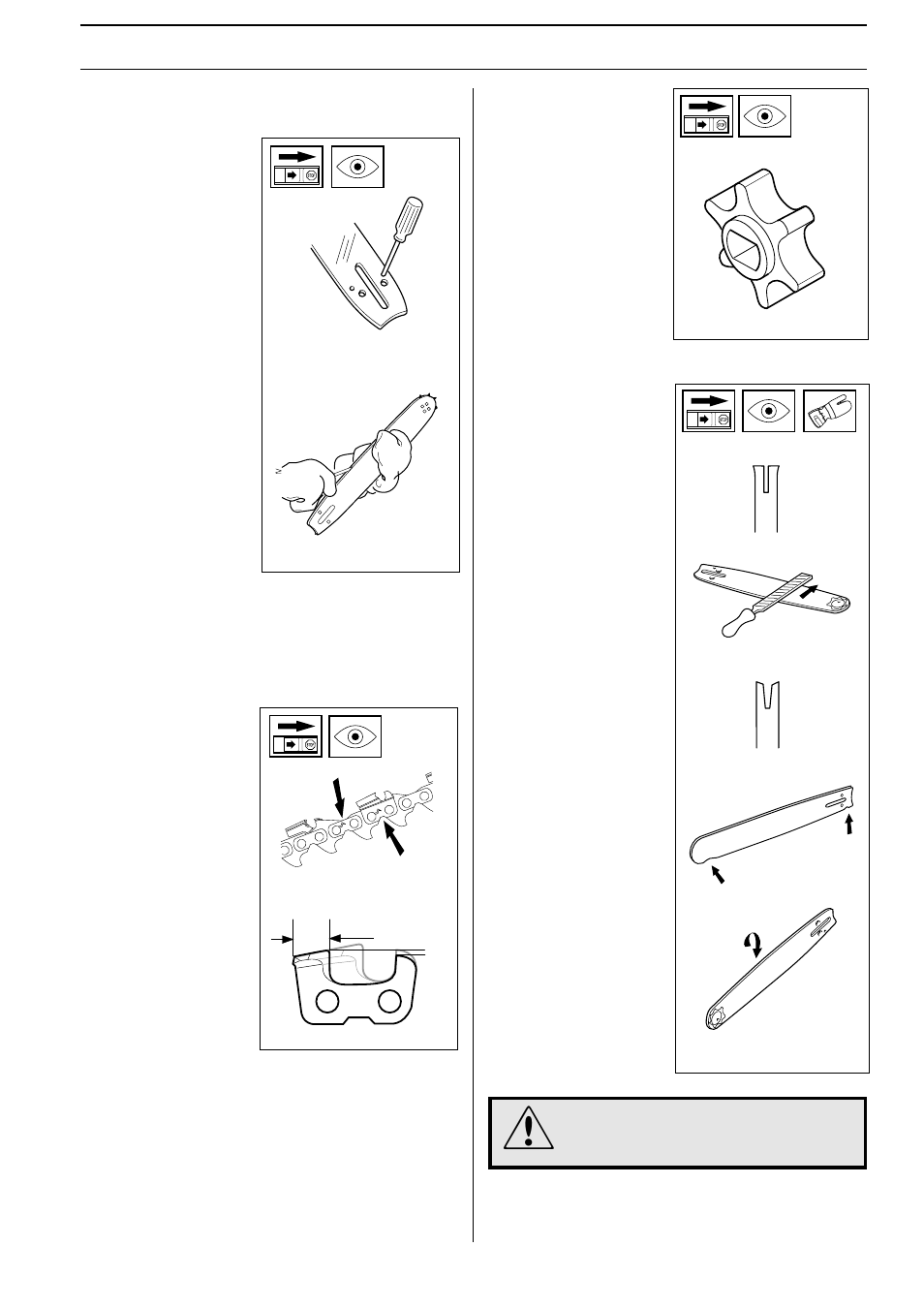 Safety instructions, Checking wear on cutting equipment | Husqvarna 250PS User Manual | Page 11 / 28