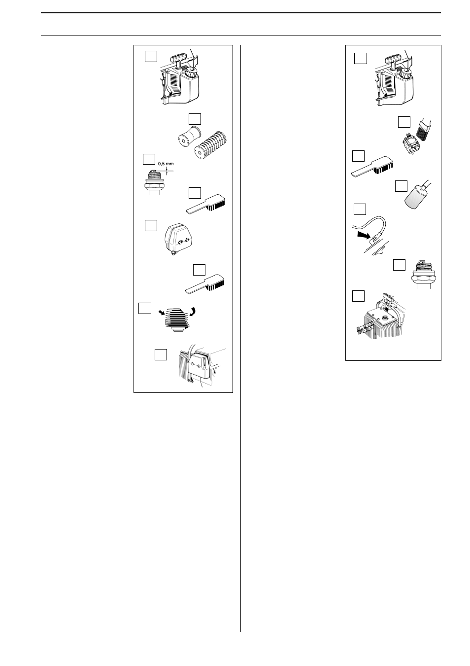 Maintenance | Husqvarna 250PS User Manual | Page 23 / 28