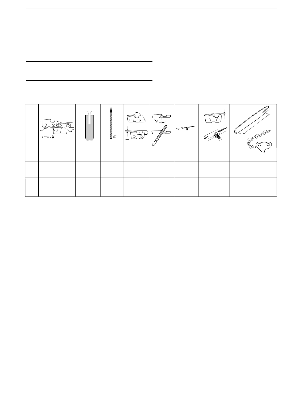 Bar and chain combinations, Technical data | Husqvarna 250PS User Manual | Page 25 / 28
