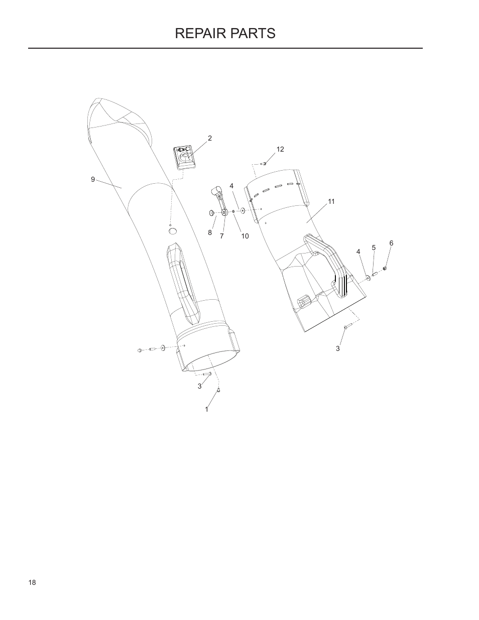 Repair parts | Husqvarna 965 610901 User Manual | Page 18 / 24