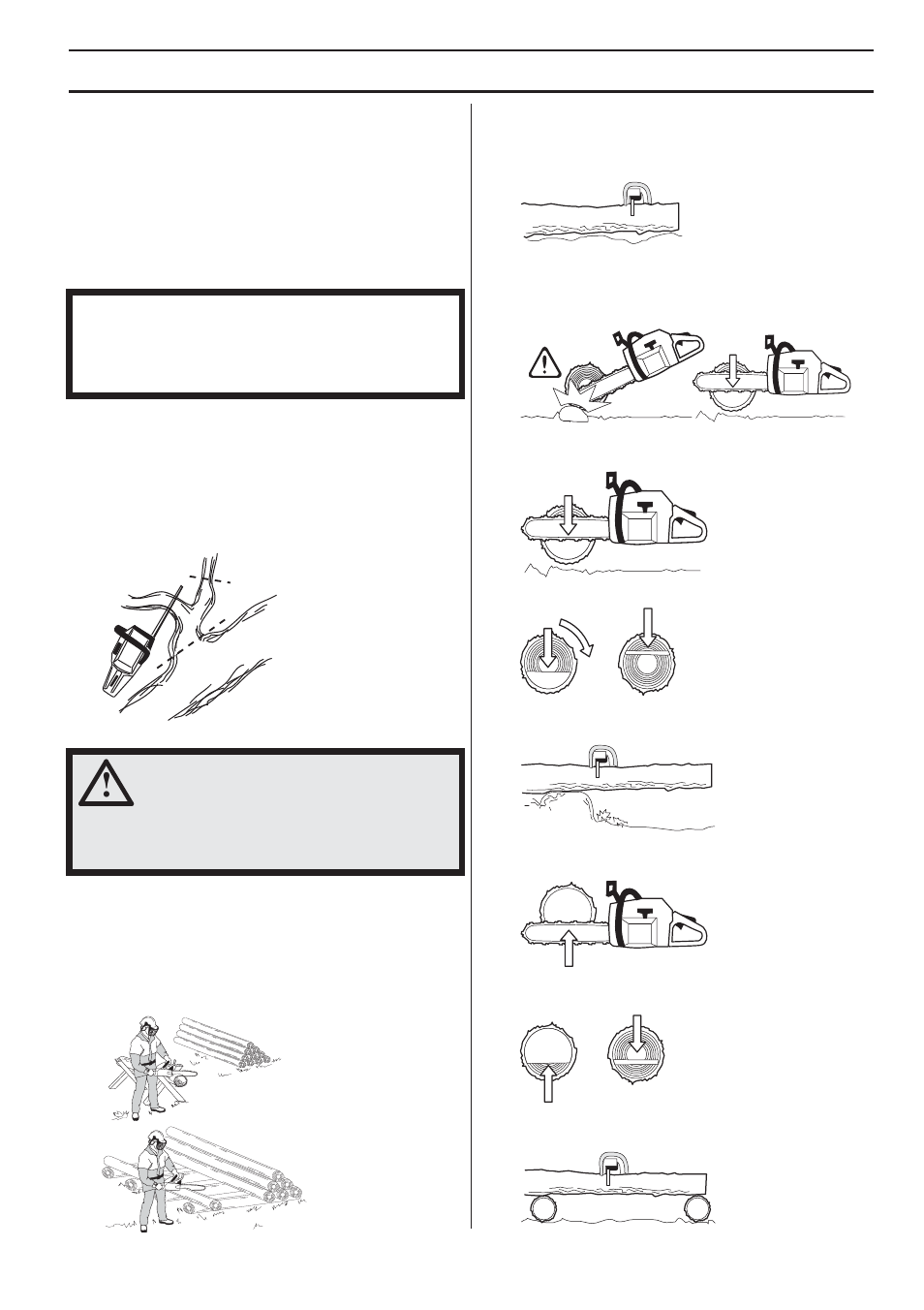 Tecnica de trabajo | Husqvarna 455e Rancher User Manual | Page 115 / 140