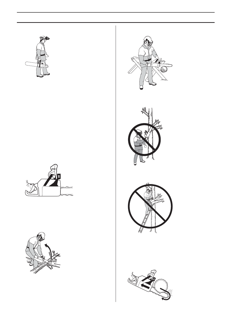 General rules, Working techniques | Husqvarna 455e Rancher User Manual | Page 25 / 140