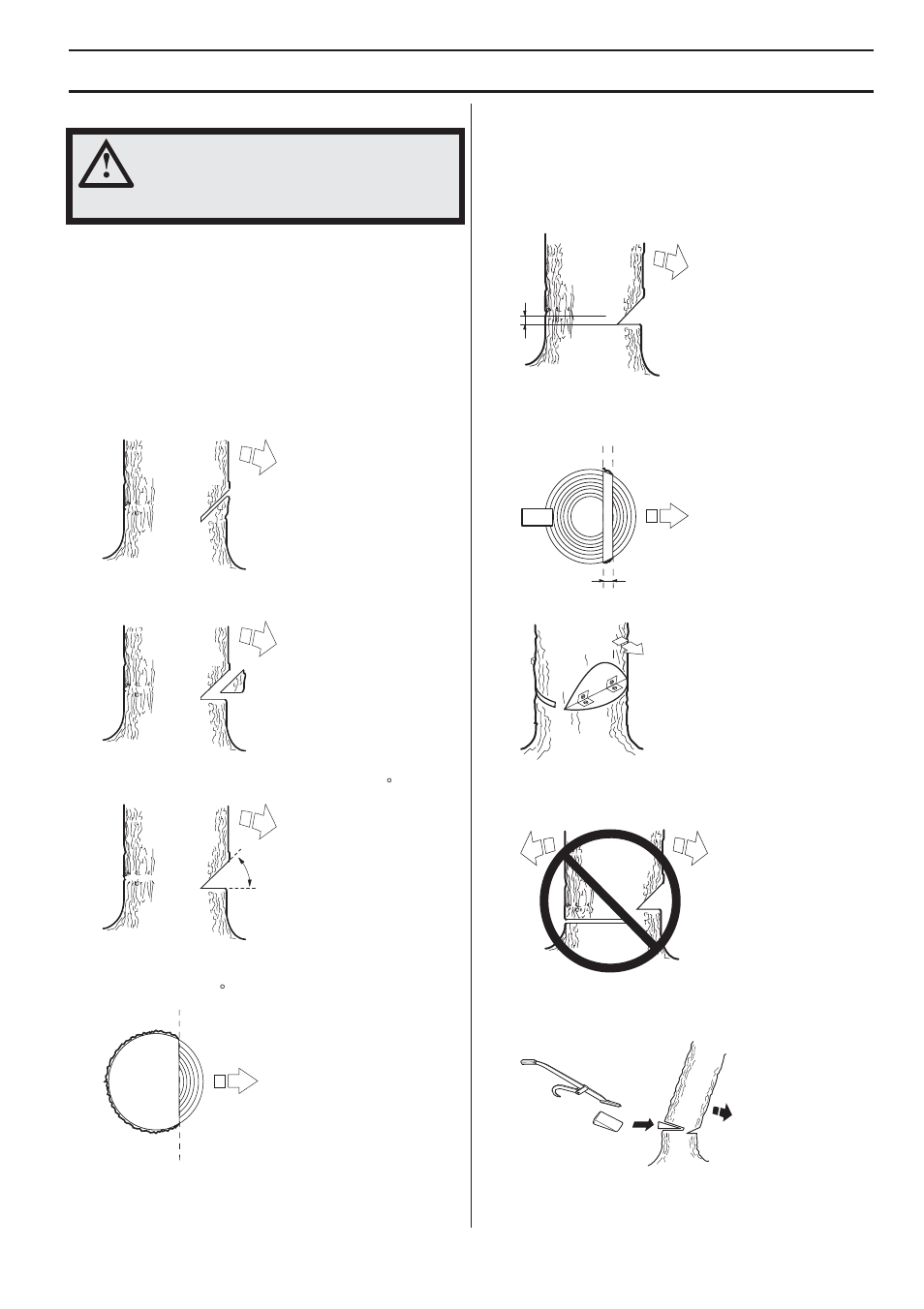 Techniques de travail | Husqvarna 455e Rancher User Manual | Page 73 / 140
