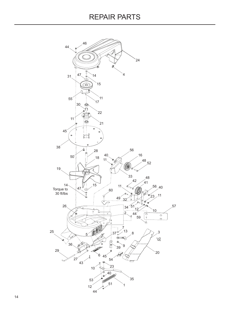 Repair parts | Husqvarna Grass Catcher 2345 XLS User Manual | Page 13 / 21