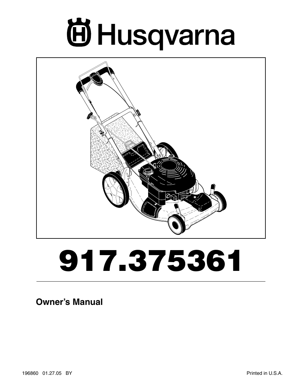 Husqvarna 917.375361 User Manual | 20 pages