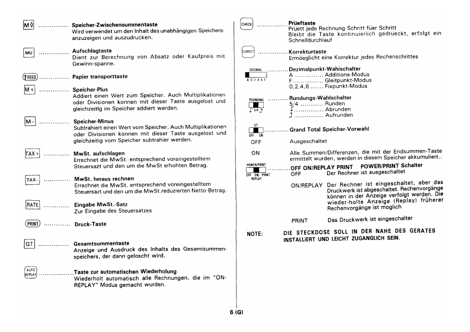 CITIZEN CX-88 User Manual | Page 7 / 33