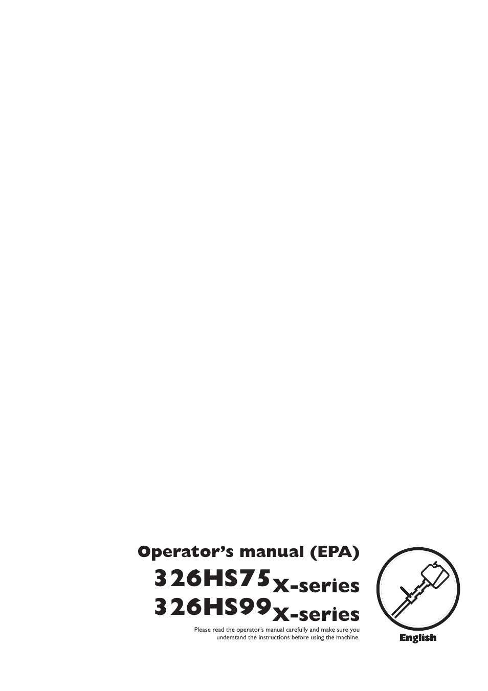 Husqvarna 26HS75 User Manual | 24 pages