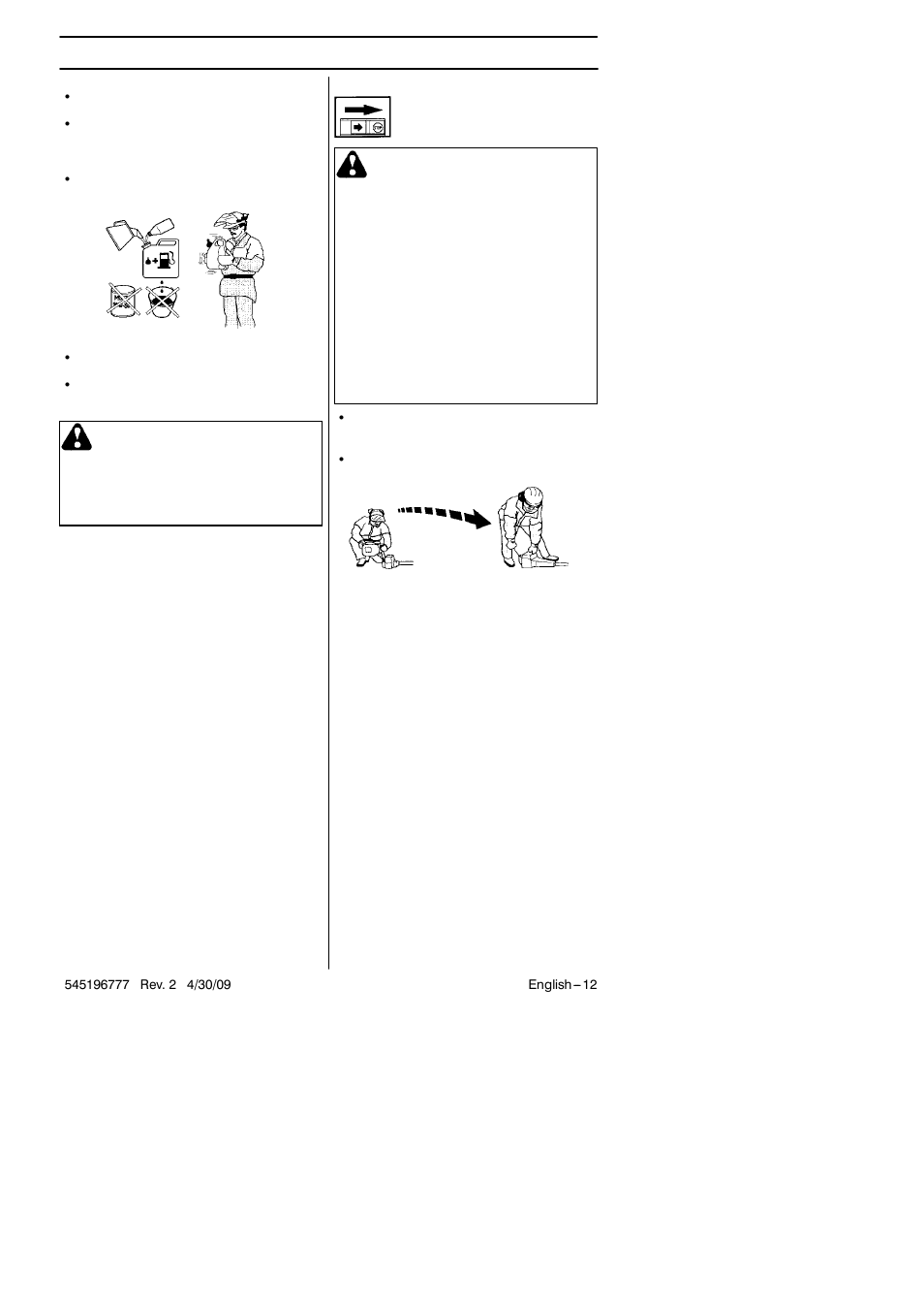 Fuel handling | Husqvarna 128LDX User Manual | Page 12 / 24