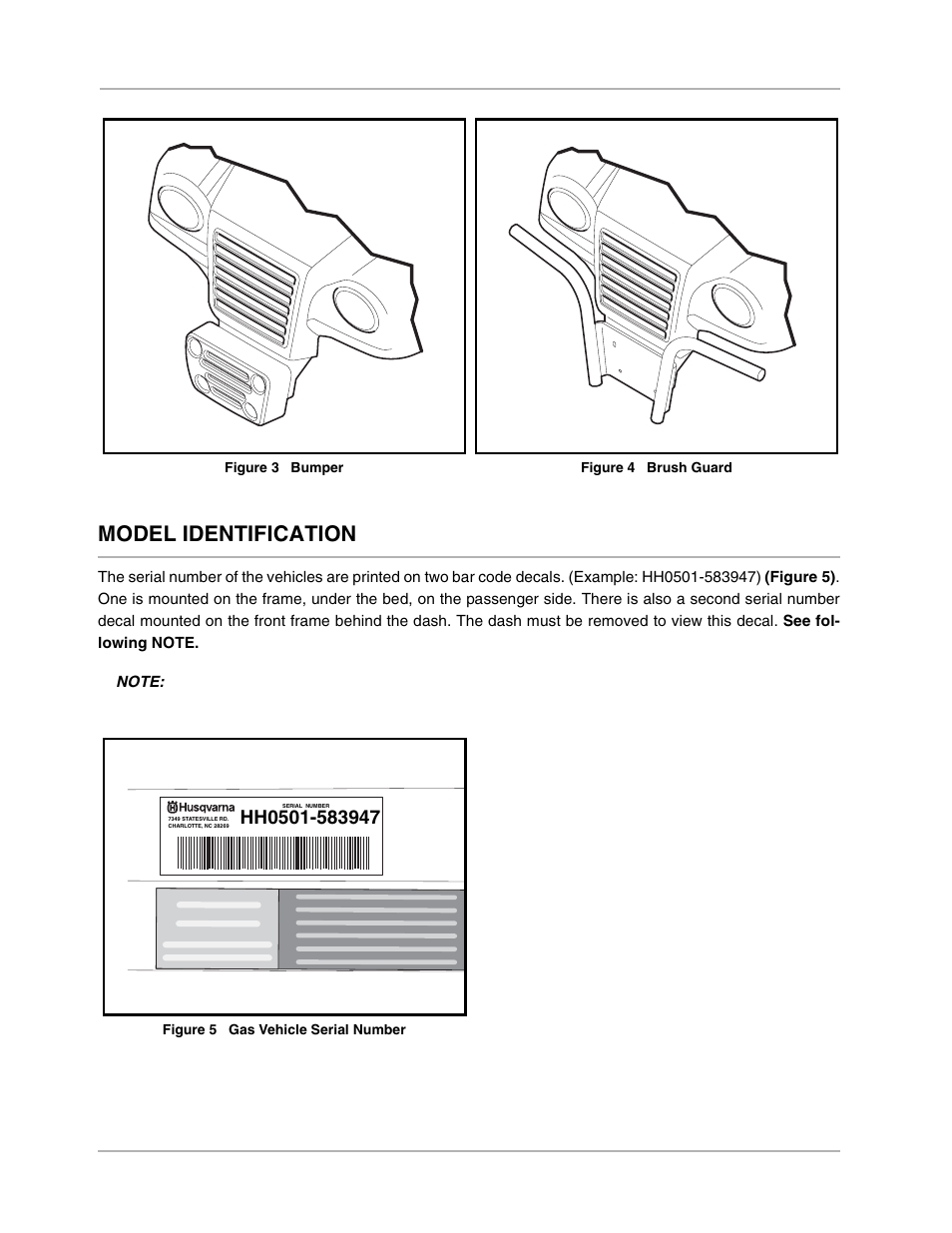 Model identification | Husqvarna 4210-EXP User Manual | Page 14 / 56