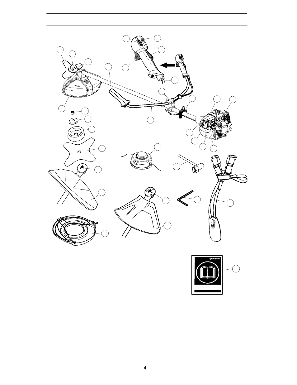 What is what | Husqvarna 125R User Manual | Page 4 / 28