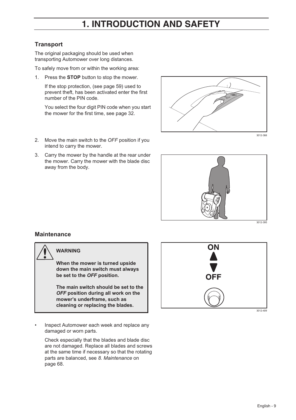 Introduction and safety | Husqvarna 220 AC User Manual | Page 8 / 82