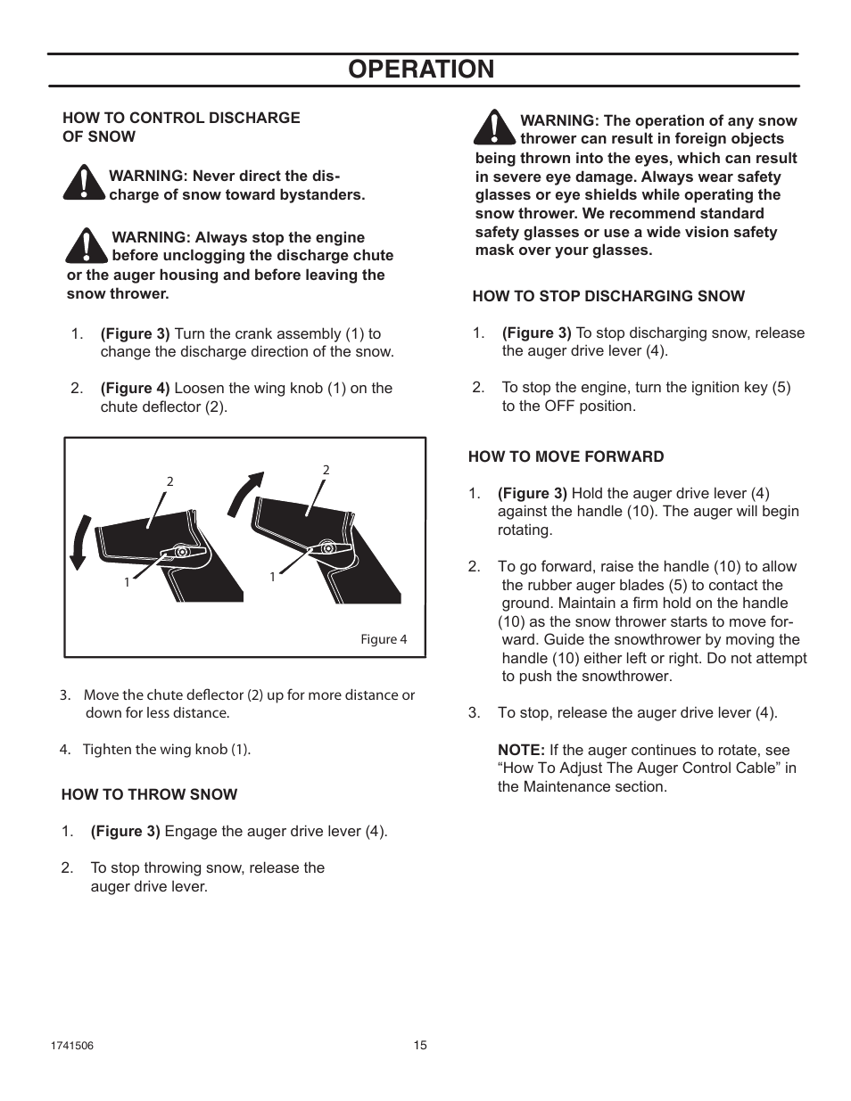 Operation | Husqvarna 5021 R User Manual | Page 15 / 42
