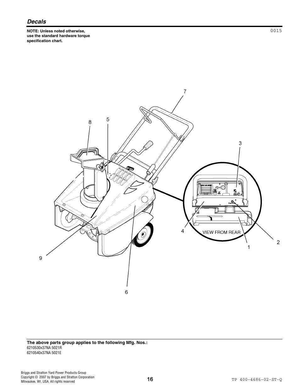 Decals | Husqvarna 5021 R User Manual | Page 39 / 42