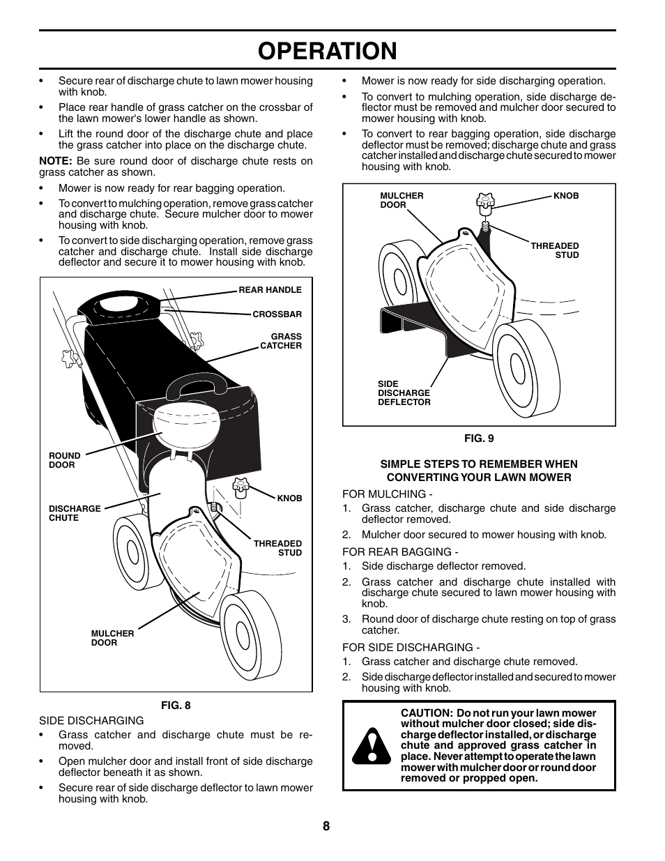 Operation | Husqvarna 917.37594 User Manual | Page 8 / 24