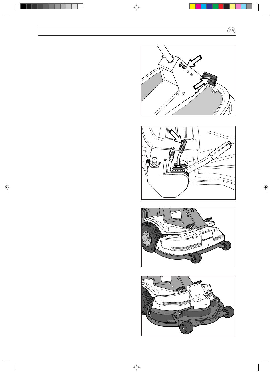 Presentation, Parking brake, Gear shift | Cutting unit | Husqvarna 850 User Manual | Page 13 / 36