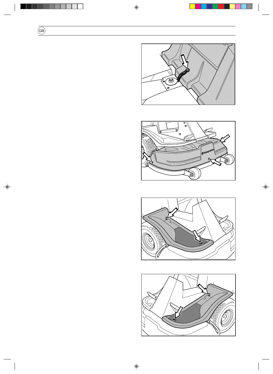 Maintenance, Dismantling of the machine hoods | Husqvarna 850 User Manual | Page 22 / 36