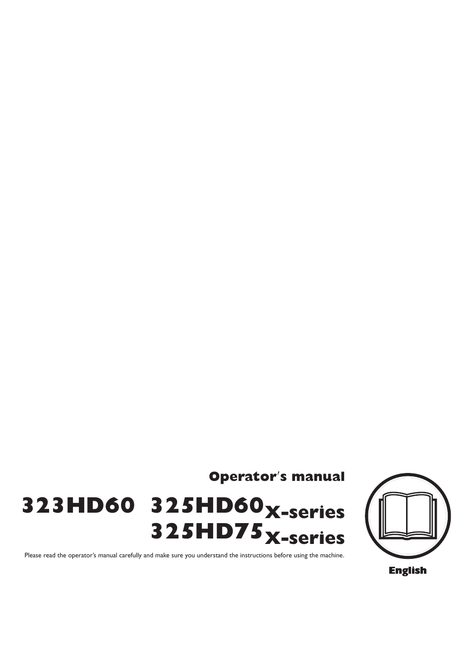 Husqvarna 323HD60 User Manual | 28 pages
