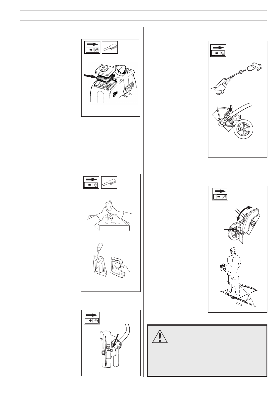 Maintenance, Air filter, Angle gear | Husqvarna 322E/325E-X User Manual | Page 19 / 24