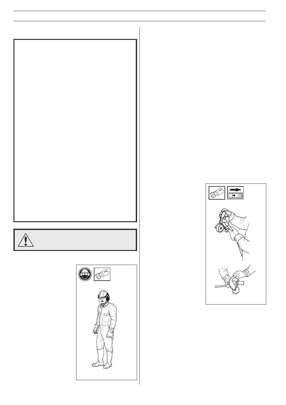 Safety instructions, General safety instructions, Safety instructions before starting work | Safety instructions regarding the surroundings, Personal protection | Husqvarna 322E/325E-X User Manual | Page 8 / 24