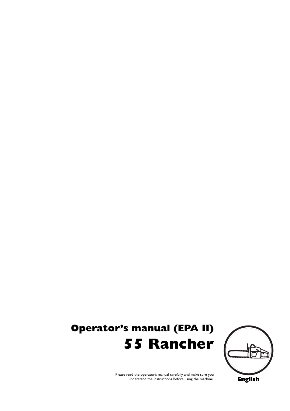 Husqvarna 55 Rancher User Manual | 40 pages