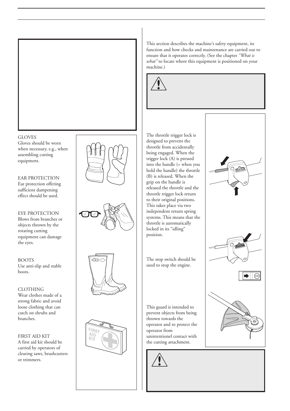 Safety instructions | Husqvarna 225L Lite User Manual | Page 4 / 24