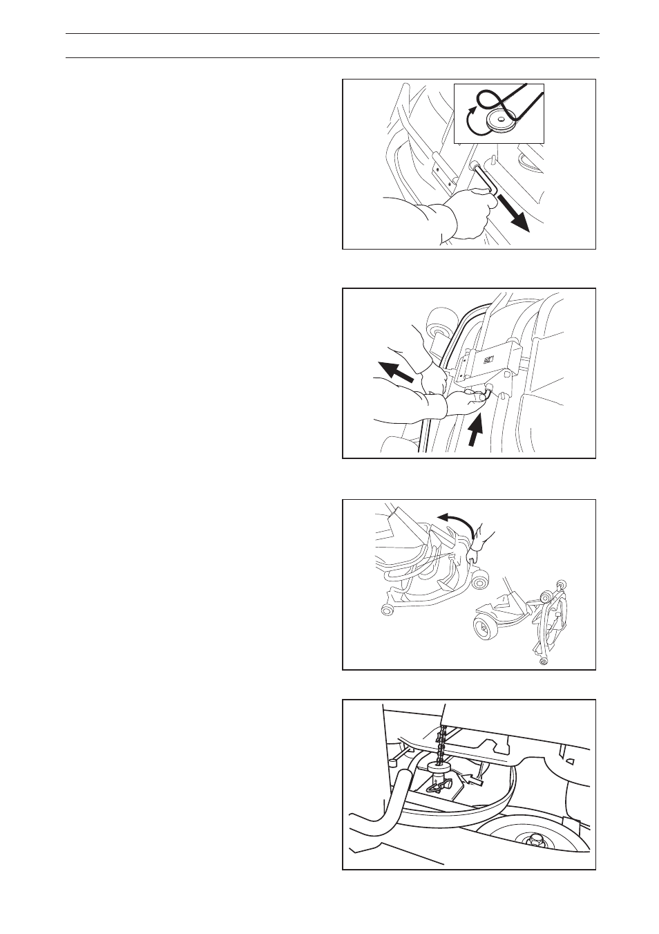 Maintenance rider 11 bio/13 bio | Husqvarna 13 Bio User Manual | Page 34 / 47