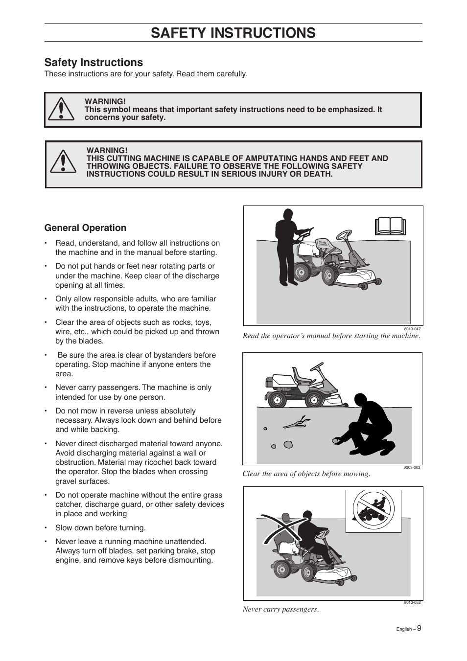 Safety instructions | Husqvarna 155 User Manual | Page 11 / 60